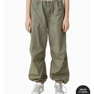 Cotton Women Toggle Pants Size 8